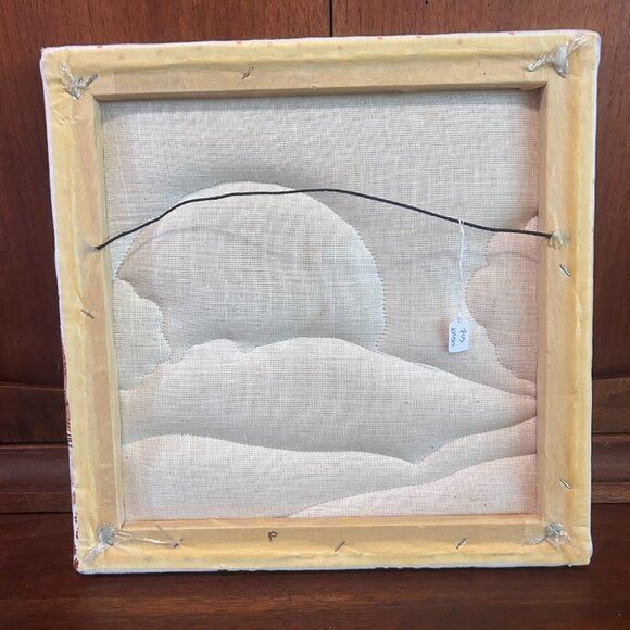 Retro Mid-Century Landscape Wall Art | Earth Tone Canvas | Boho Modern Decor - Picture 2 of 4